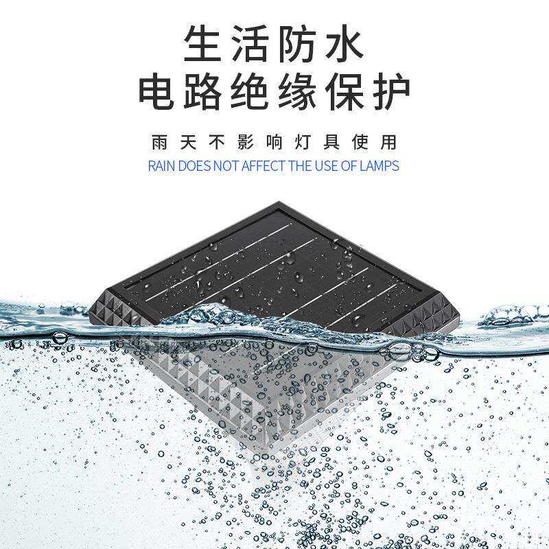 太阳能防水现代庭院灯小区围栏别墅大门口柱灯户外防水围墙led灯
