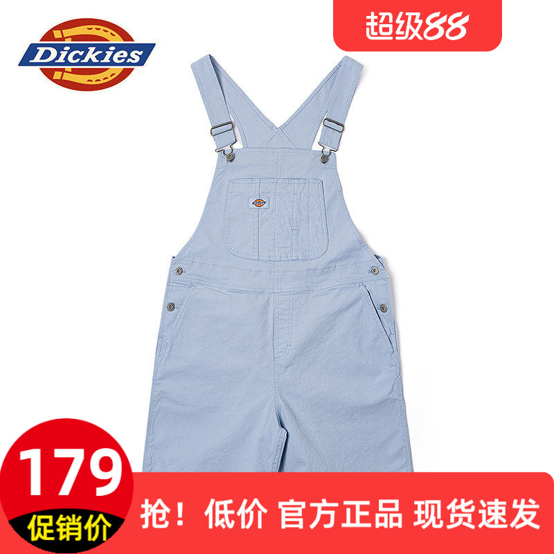 Dickies帝酷适休闲帆布背带短裤