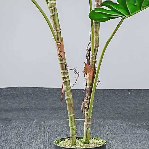 龟背竹龟背叶仿真绿植大号巨型pu客厅摆件盆栽盆景仿真树龟背树