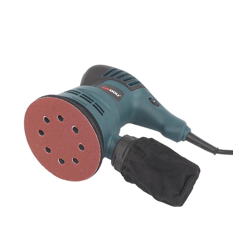 小型木工电动砂纸机打磨机墙面油漆腻子无尘家具抛光机工具