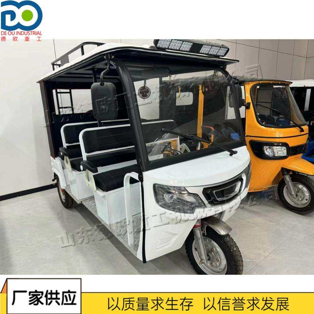 小型两用三轮嘟嘟车景区观光汽油载客车印度非洲货运车Tuk tuk