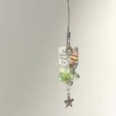 星星许愿瓶挂件自制手机链风可爱挂饰风铃包包挂绳钥匙扣挂链