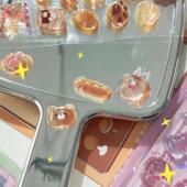 卡通立体浮雕贴纸儿童可爱日系贴纸女孩装 饰品创意水晶钻石贴纸