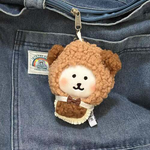 挂件自嘲熊棉花娃娃衣服玩具公仔