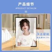 水晶玻璃相框寸证书横竖框架摆台婚纱照片礼品相框