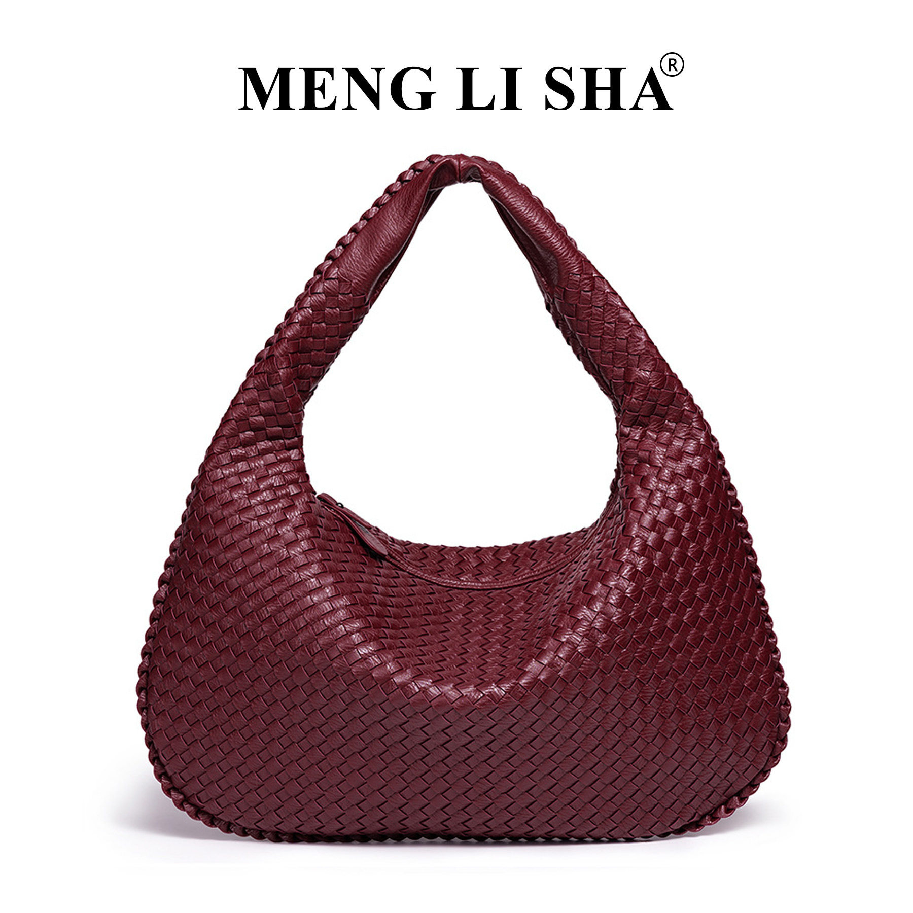 包包女2026春夏新款手工编织腋下单肩包休闲大容量通勤手提月牙包