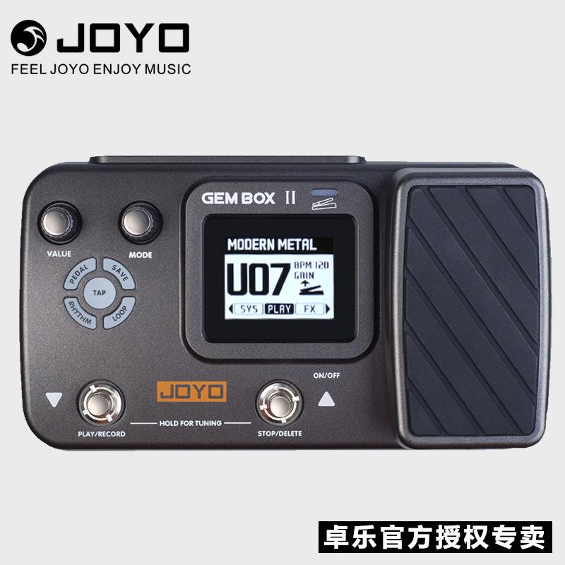 JOYO卓乐吉他效果器GEM BOX II二代表情踏板鼓机电吉他综合效果器图片