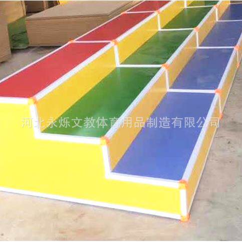 木质合唱台三阶新型钢架支撑多色合影台领奖台指挥台多功能音乐凳