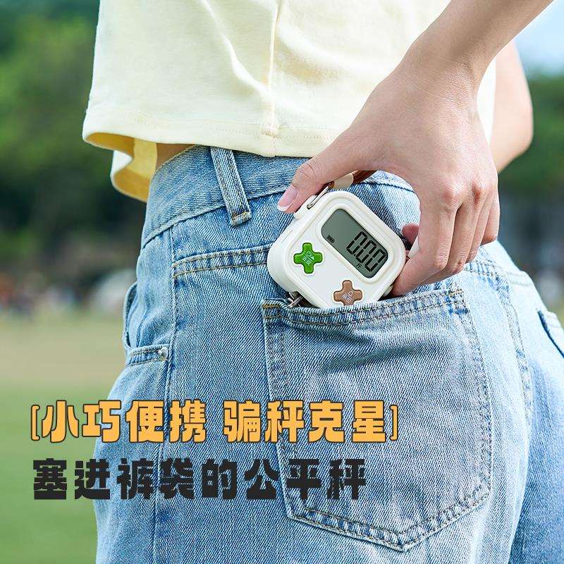 香山手提秤家用复古电子秤迷你快递秤高精度买菜防欺诈便携秤充电