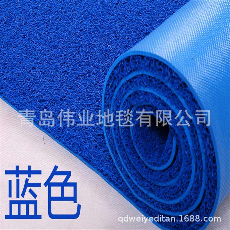 直销门口地垫加厚塑料丝圈脚垫大门防滑防水地毯家用PVC丝圈脚垫