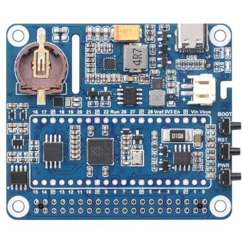 树莓派电源控制板内置RTC时钟多种保护电路带电池支持边充边放