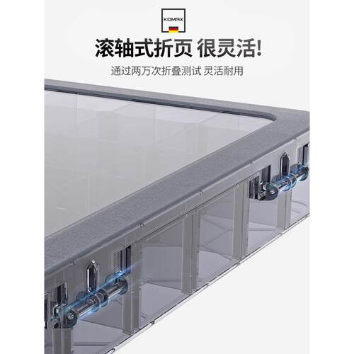 多格零件盒塑料透明收纳盒分类格子工型螺丝配件具电子元件样品盒