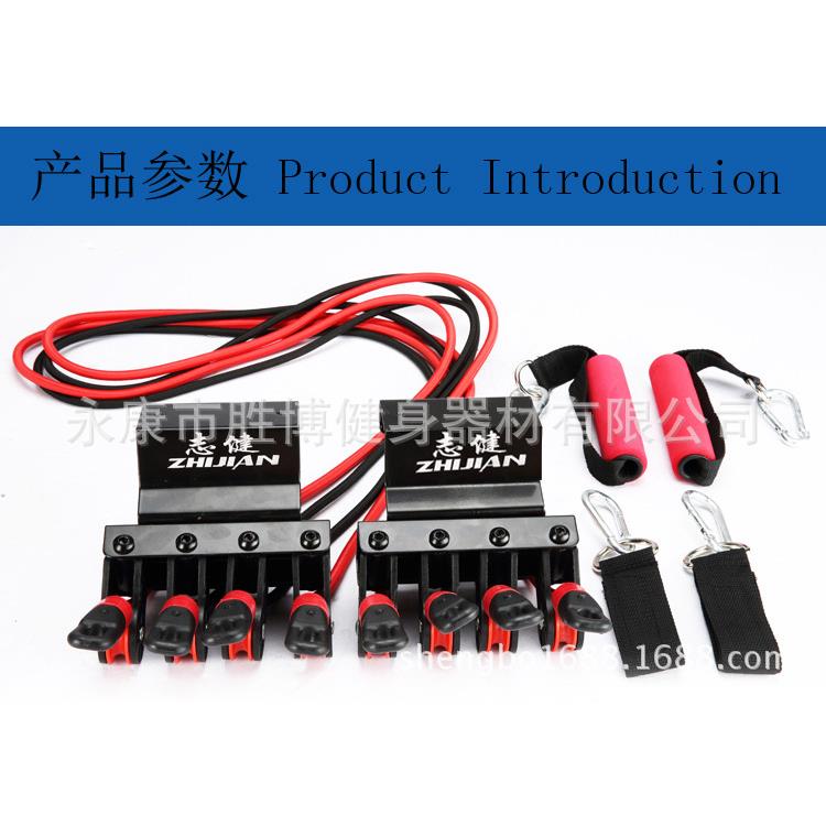 寝室家用健身器瘦大腿小腿手臂/I型拉力器一字型拉力绳拉力器