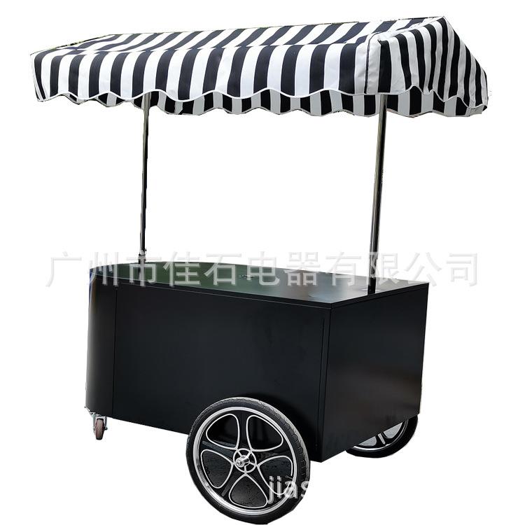 厂家供应 冰激凌流动餐车 商用 110V gelato cart 冰淇淋雪糕车