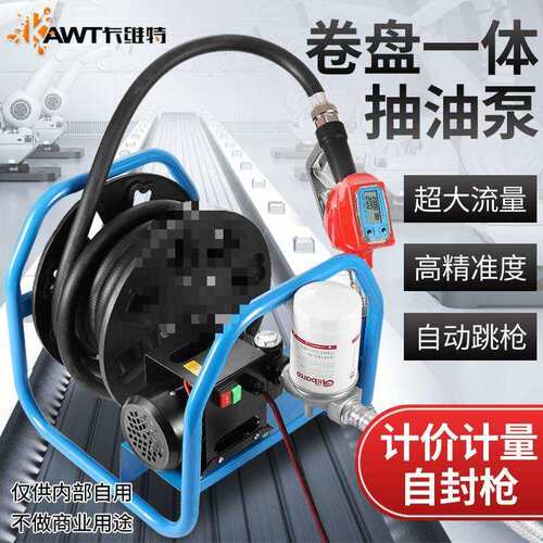 卡维特电动抽油泵柴油12v24v220v伏加油机车载小型加油泵油垒德株