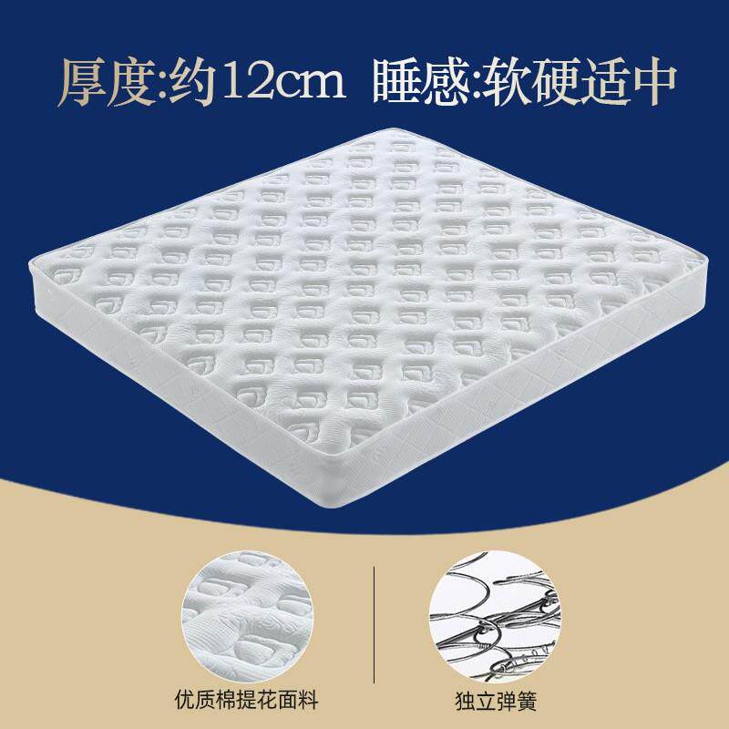 弹簧床垫经济型软硬两用20厚1.5米席1.8梦思乳胶椰棕家用天然