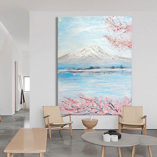 Modern Abstract Handmade Oil Painting 客厅餐厅玄关装饰画挂画