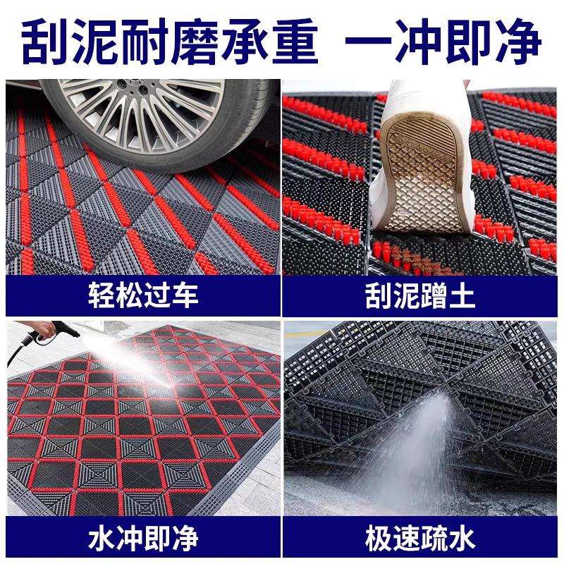 酒店大门迎宾防滑地垫 商用进门脚垫户外三合一地毯家用入户门店