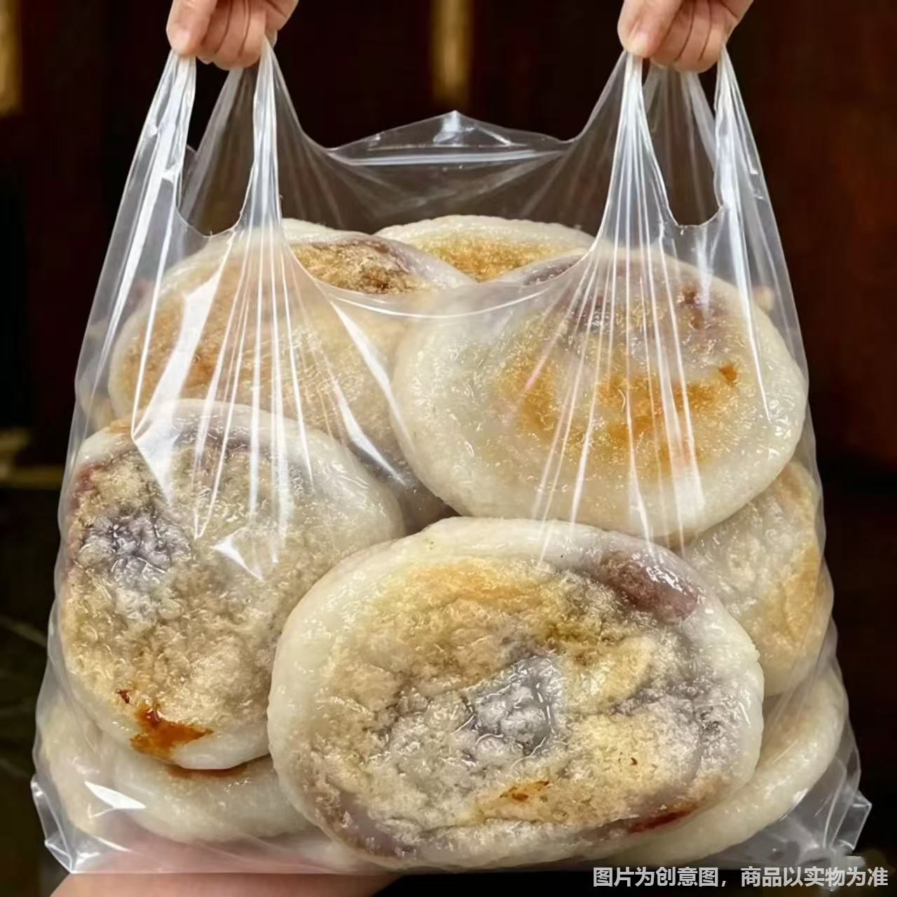 买18个送18个】正宗红豆糍粑夹心新鲜油粑纯糯米手工湖北特色夹心