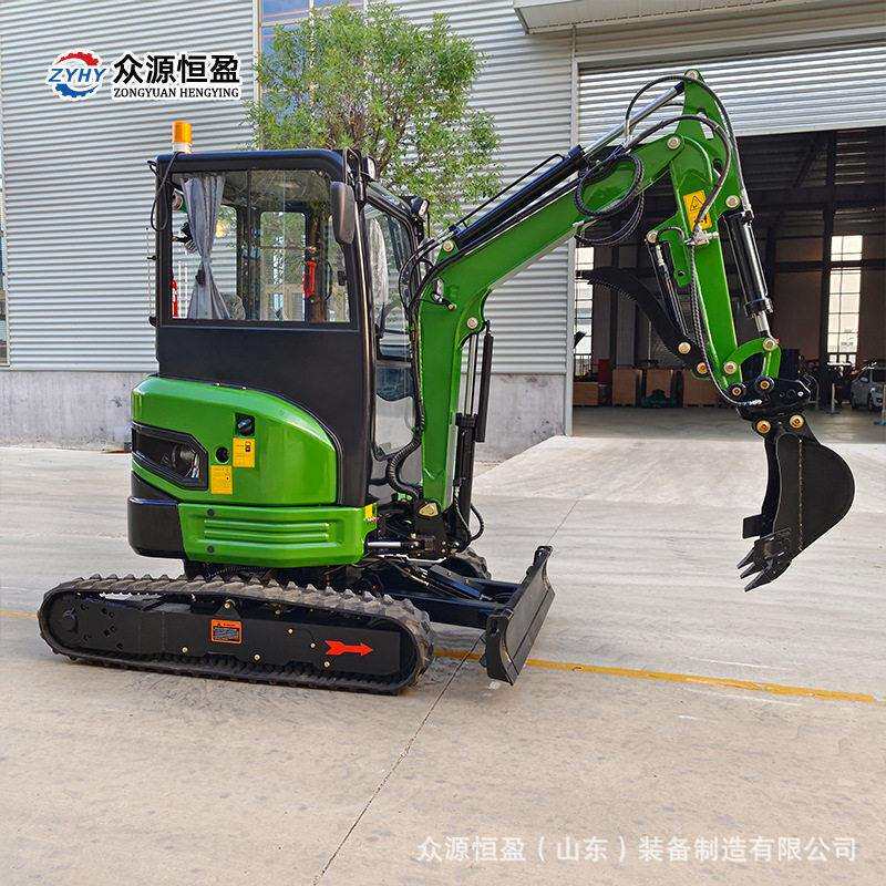 小型挖掘机农业机械地面开挖家用推土果园勾机 26液压履带挖掘机