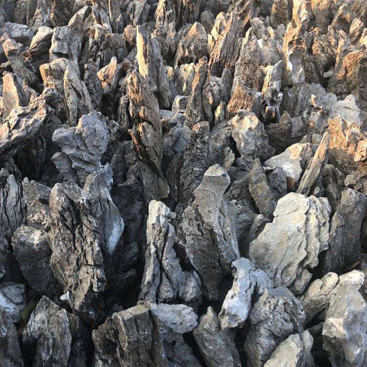 产地英石叠石峰石鱼池假山流水造景石头英德石青龙石原石
