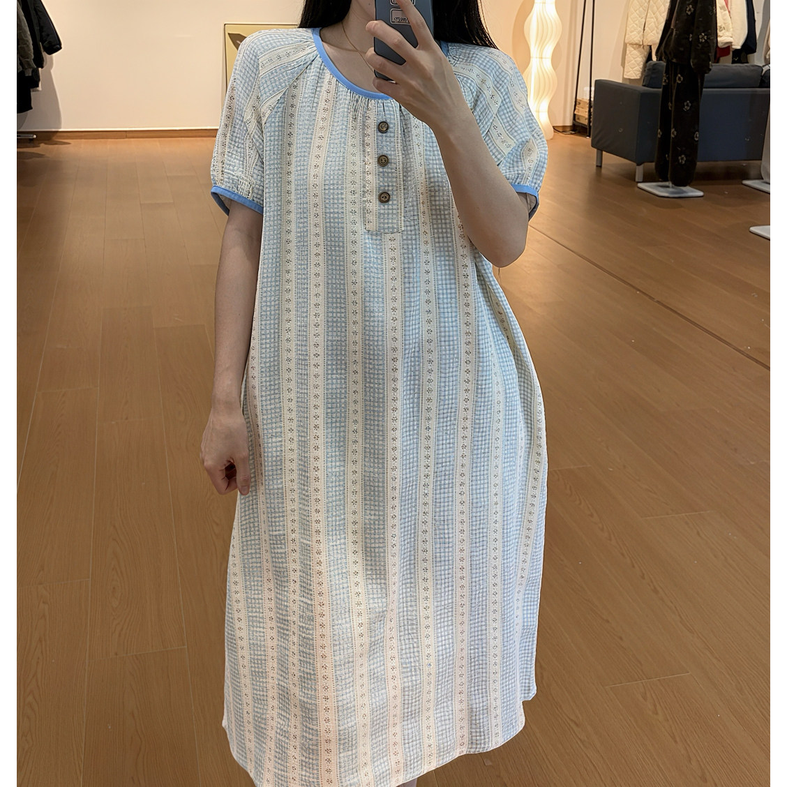 2026新款夏季A类双层纱睡裙女款夏天婴儿棉纱布睡衣