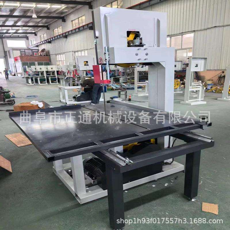 精密修边带锯机 加高齿轮靠尺推拉不偏斜误差小加密齿锯条带锯机