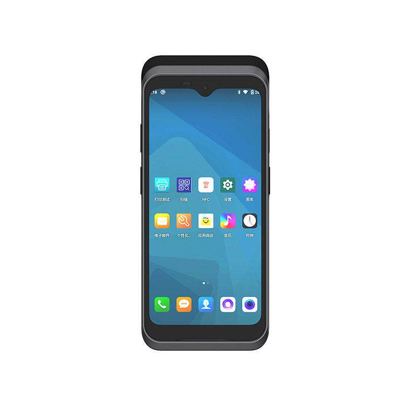 优库H3手持收银机商超零售服装店英文版进销存收银打印扫码一体机