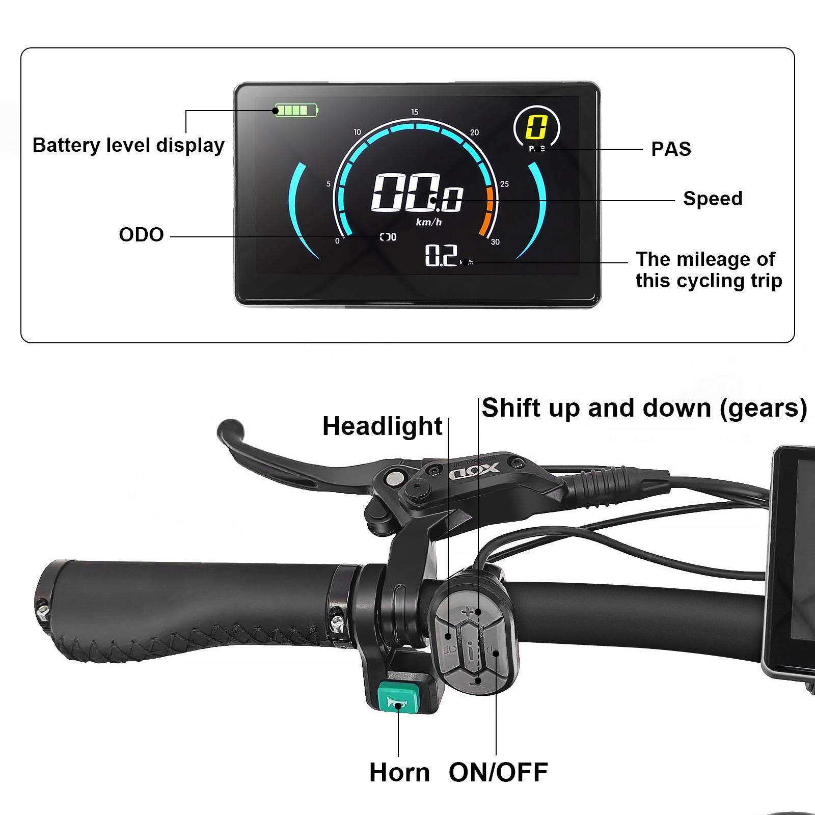 欧洲 电动自行车高续航高爬坡自行车雪地胖胎Ebike海外仓分销C94