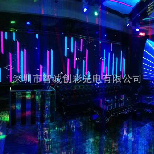 深圳厂家LED酒吧屏 led透明屏全彩led格栅屏酒吧冰屏展厅屏引流屏