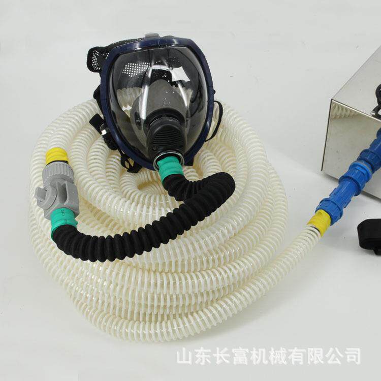 防爆电动送风长管呼吸器 20米强制送风呼吸器 电动送风式面罩