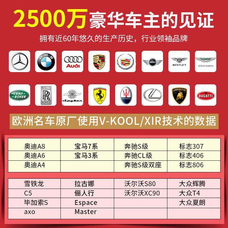 威固V-KOOL新能源汽车贴膜车膜玻璃膜隔热膜防晒膜太阳膜防爆轿车