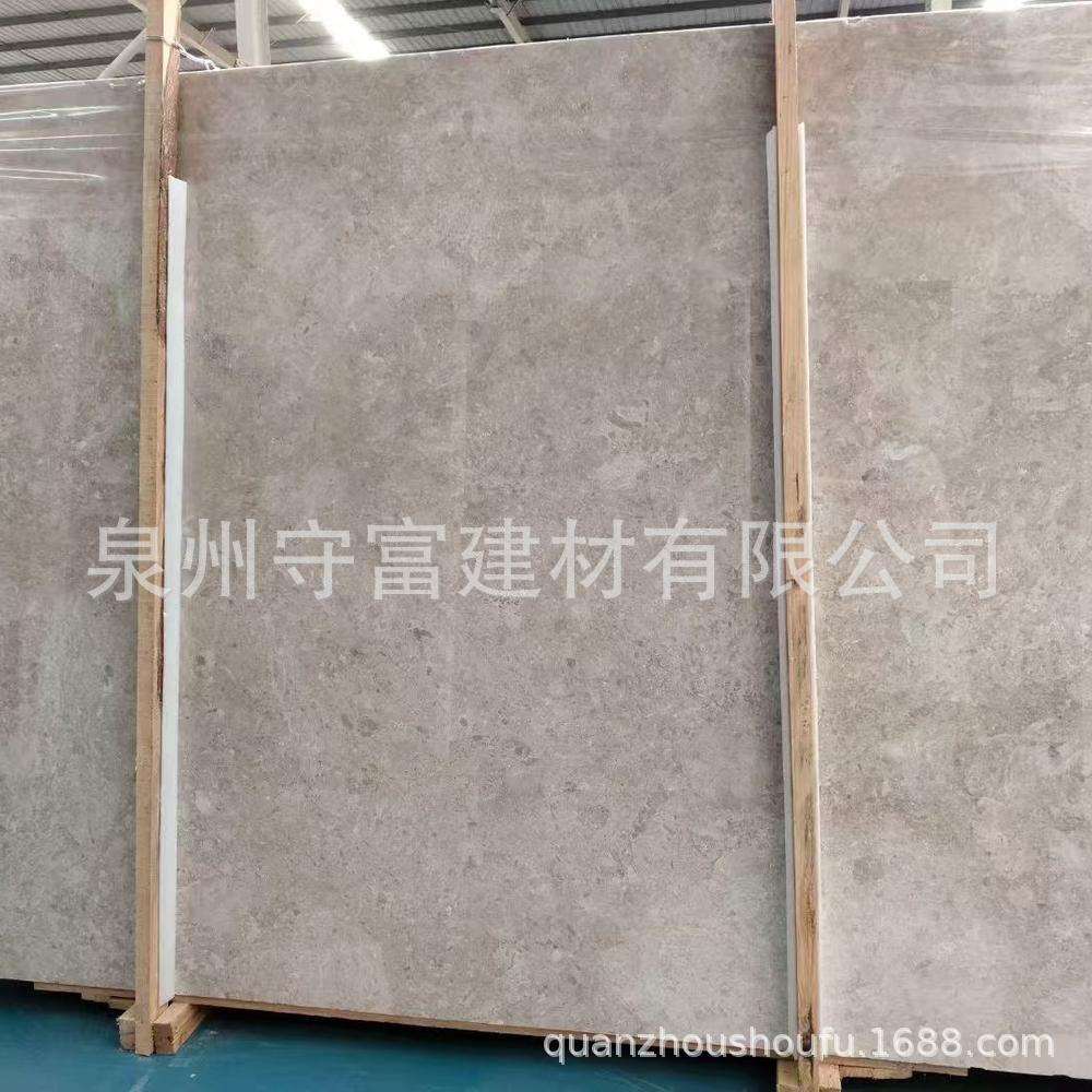 意大利银灰灰色大理石桌面訂製 岛台餐边柜天然大理石厨房台面