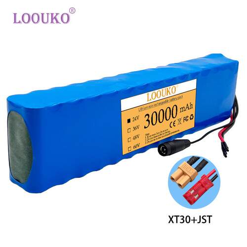 7S4P 18650 锂离子电池组 24V30000mAh 电动自行车助力车 平衡车