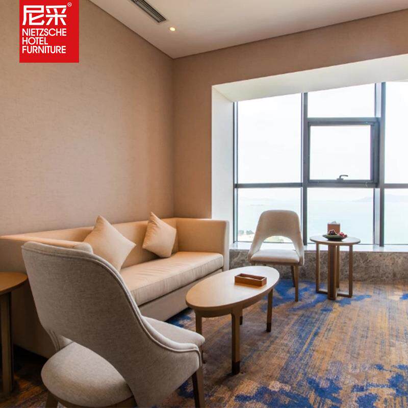 星级酒店套房公区大堂全套家具工厂直销来图来样制造大堂家具实木