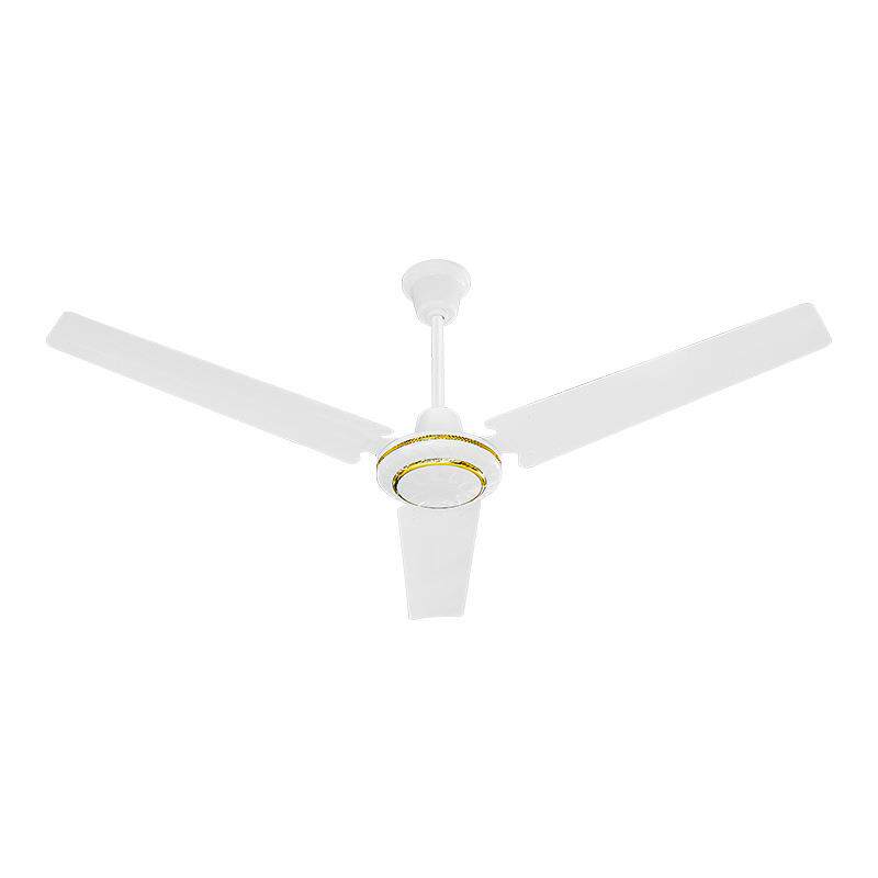 直流无刷12V/24V夏季热卖金属三叶吊扇大风力静音吊顶扇客厅扇