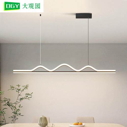 餐厅吊灯现简约饭厅灯创意家用餐厅灯极简艺术餐桌中山灯具453L