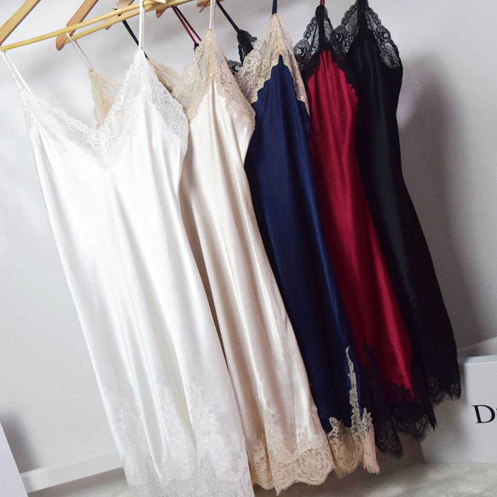 4XL性感真丝吊带睡裙睡袍两件套100桑蚕丝家居服红色结婚性感晨袍