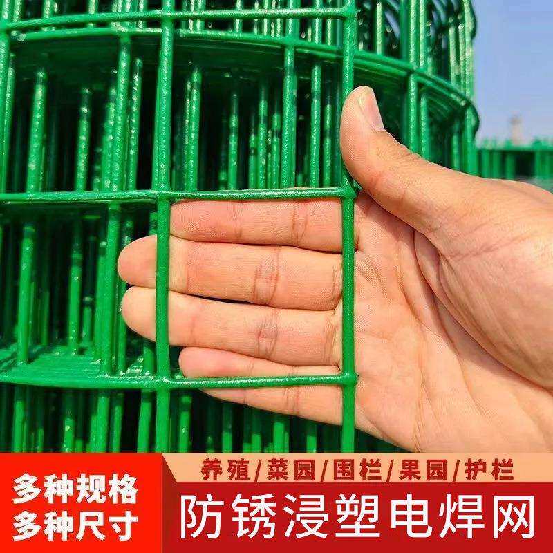 果园鱼池建筑工地铁丝网拦光伏电站防护网鸡鸭鹅通用双边丝护栏网
