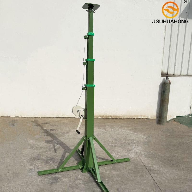 通信监控和照明升降杆手摇伸缩杆多节式7米9米杆Lighting Mast