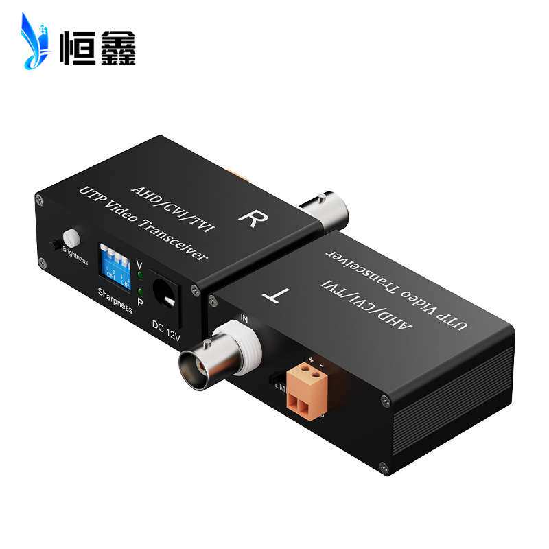 AHDCVITVI同轴高清有源双绞线传输器BNC转网线延长器 VideoBalun
