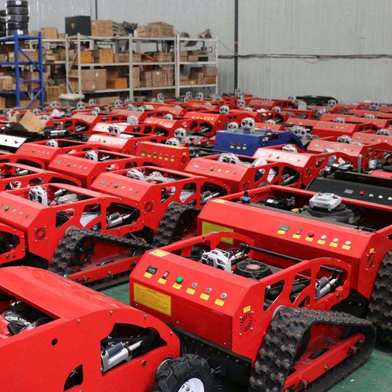 2000㎡/h农田作业设备ZY-550S遥控履带除草机7.5HP200m遥控