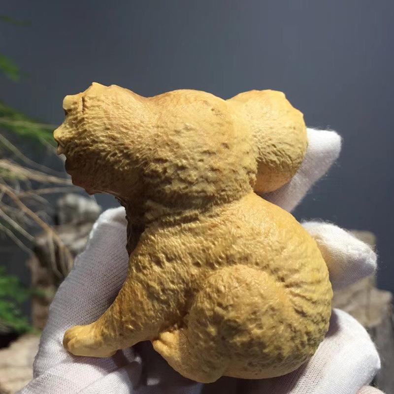 小叶黄杨木树袋熊(考拉) 家居摆饰摆件手把件 居家客厅装饰