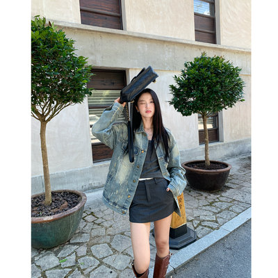 春季新款休闲牛仔外套女