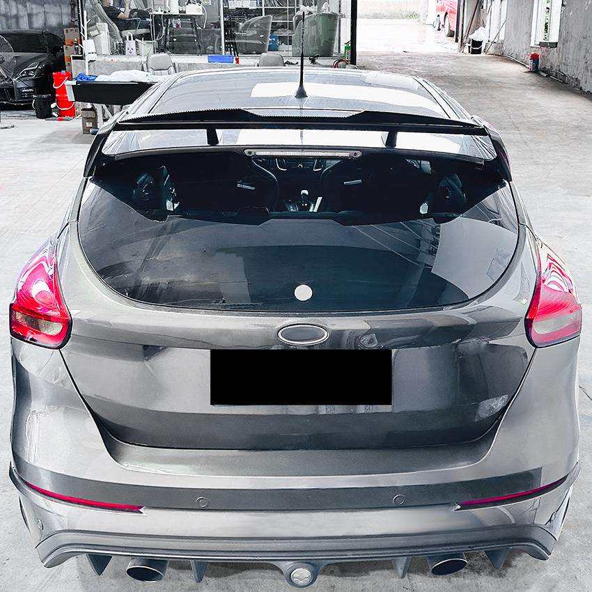 适用福特福克斯 Focus MK3 RS 2011-2018 顶翼尾翼扰流板外饰改装
