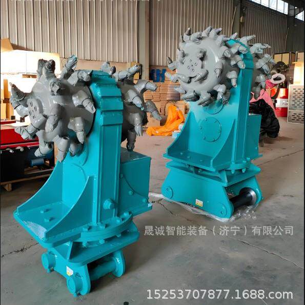 岩石隧道作业铣挖头挖掘机用铣挖机横向纵向铣挖机