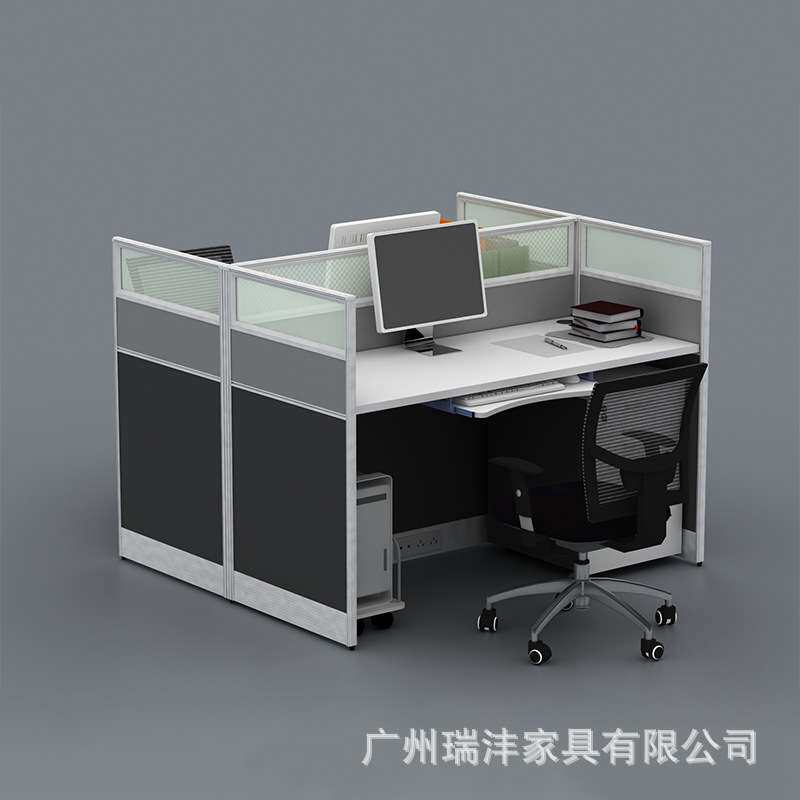 办公家具屏风职员办公桌员工电脑桌四人工位财务办工桌椅