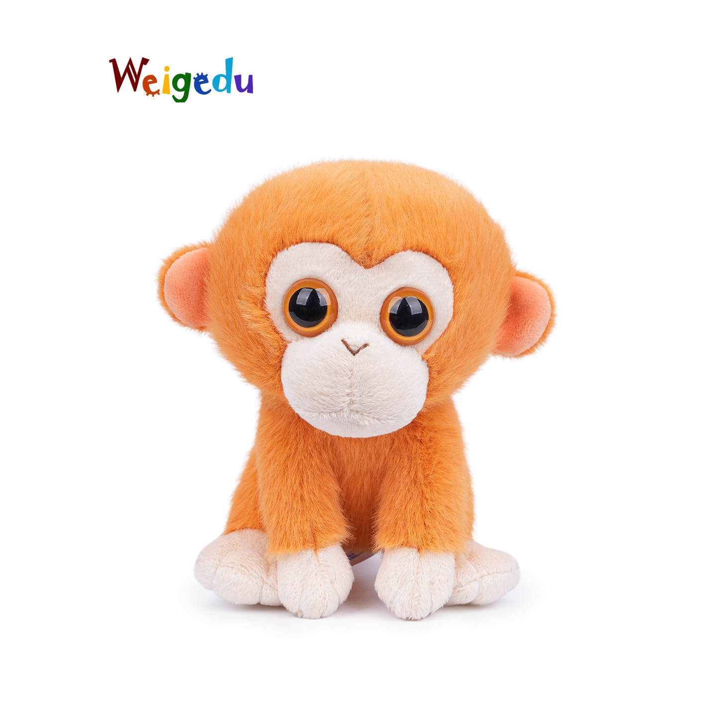 WEIGEDU大眼睛可爱小猴子毛绒玩具公仔儿童生日礼物安抚玩偶
