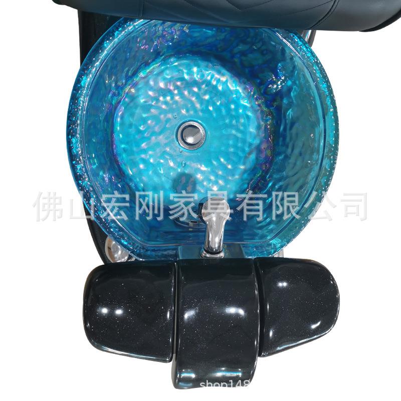 美甲沐足沙发美睫纹绣纹眉美脚美足躺椅按摩电动足疗足浴沙发床