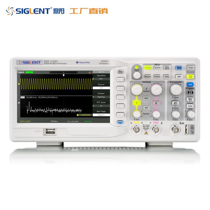 鼎阳示波器 SDS1122E+双通道大宽屏数字存储示波器 数字示波器